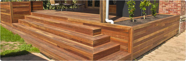 spotted gum timber decking